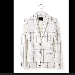 Banana Republic Windowpane Blazer